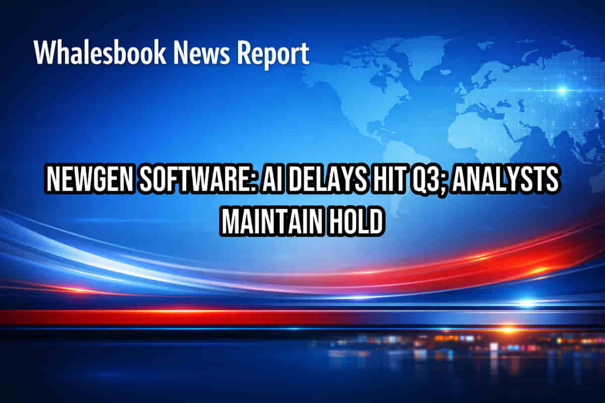 Newgen Software: AI Delays Hit Q3; Analysts Maintain Hold