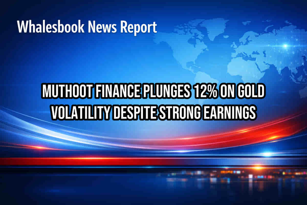 Muthoot Finance Plunges 12% on Gold Volatility Despite Strong Earnings