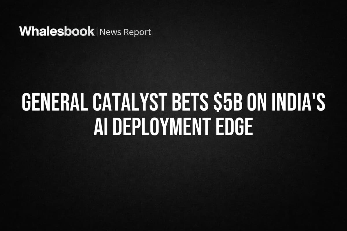 General Catalyst Bets $5B on India's AI Deployment Edge