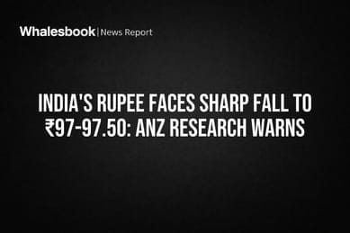 India's Rupee Plunges Toward 97.50 on Deep Economic Woes