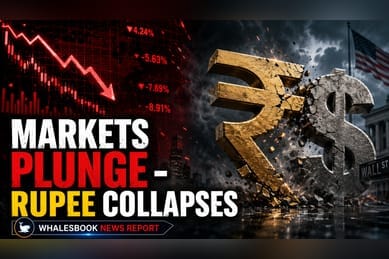 Indian Rupee Hits Record Low, Pulls Down Sensex and Nifty 50