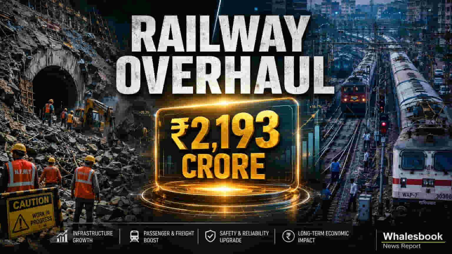 Indian Railways OKs $265M Overhaul for Safety, Capacity