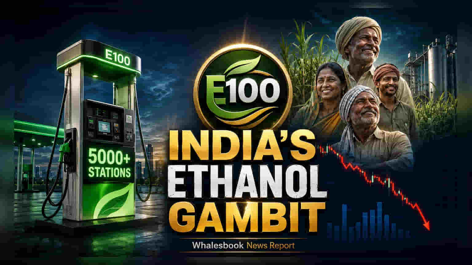 India to Launch 5,000 E100 Ethanol Pumps to Slash Oil Imports