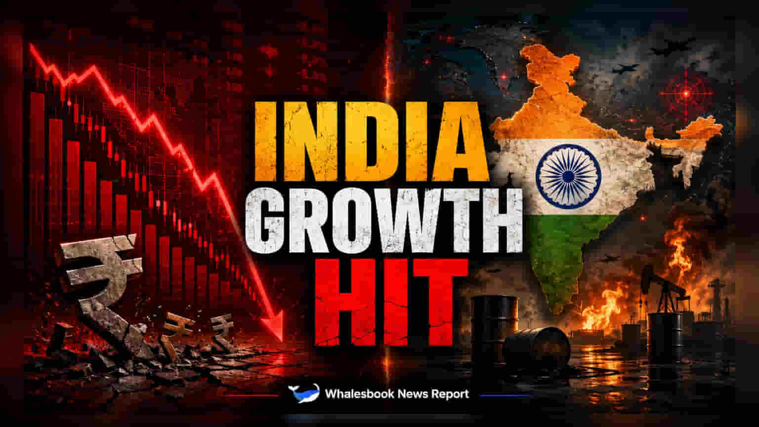 India Growth Forecasts Cut as Oil Prices, Climate Risks Rise