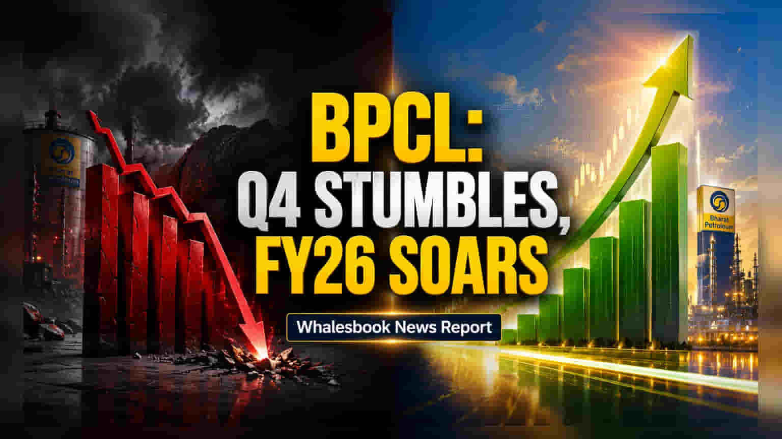 BPCL's Q4 Profit Flat Due to Asset Write-Down, But FY26 Net Soars 75%