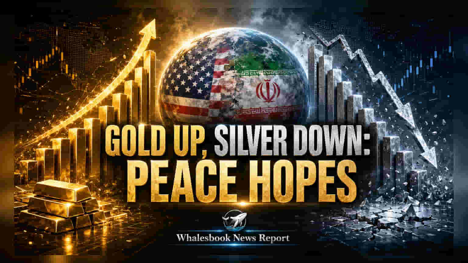 Gold Gains on Peace Hopes, Silver Tumbles on Weak Demand