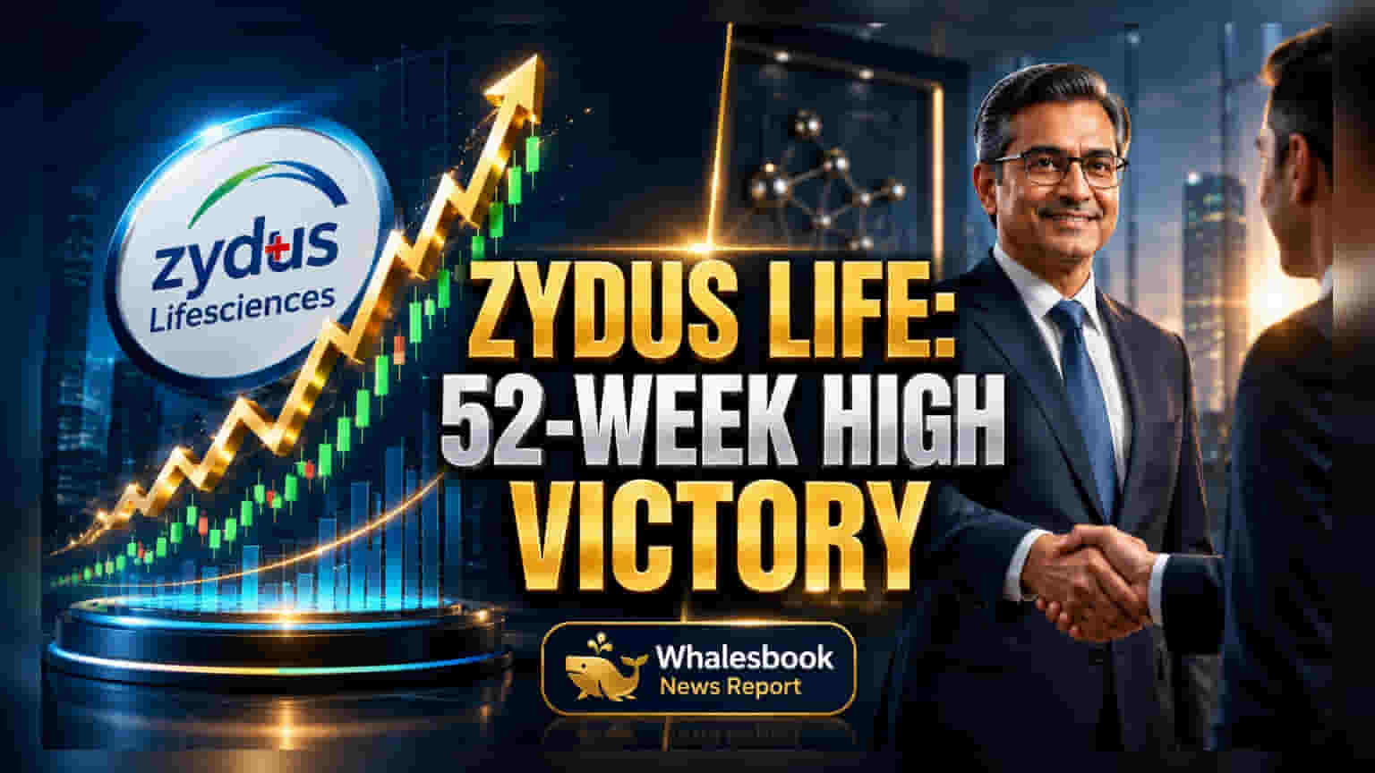 Zydus Lifesciences Stock Surges 7% to 52-Week High on Strong Earnings and Buyback