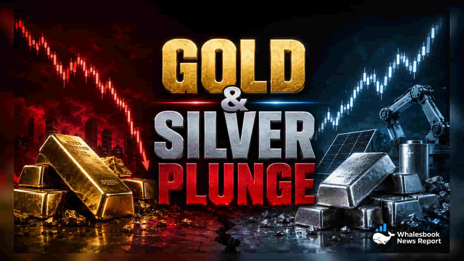 Gold, Silver Prices Sink on Inflation Fears and Fed Rate Hike Bets