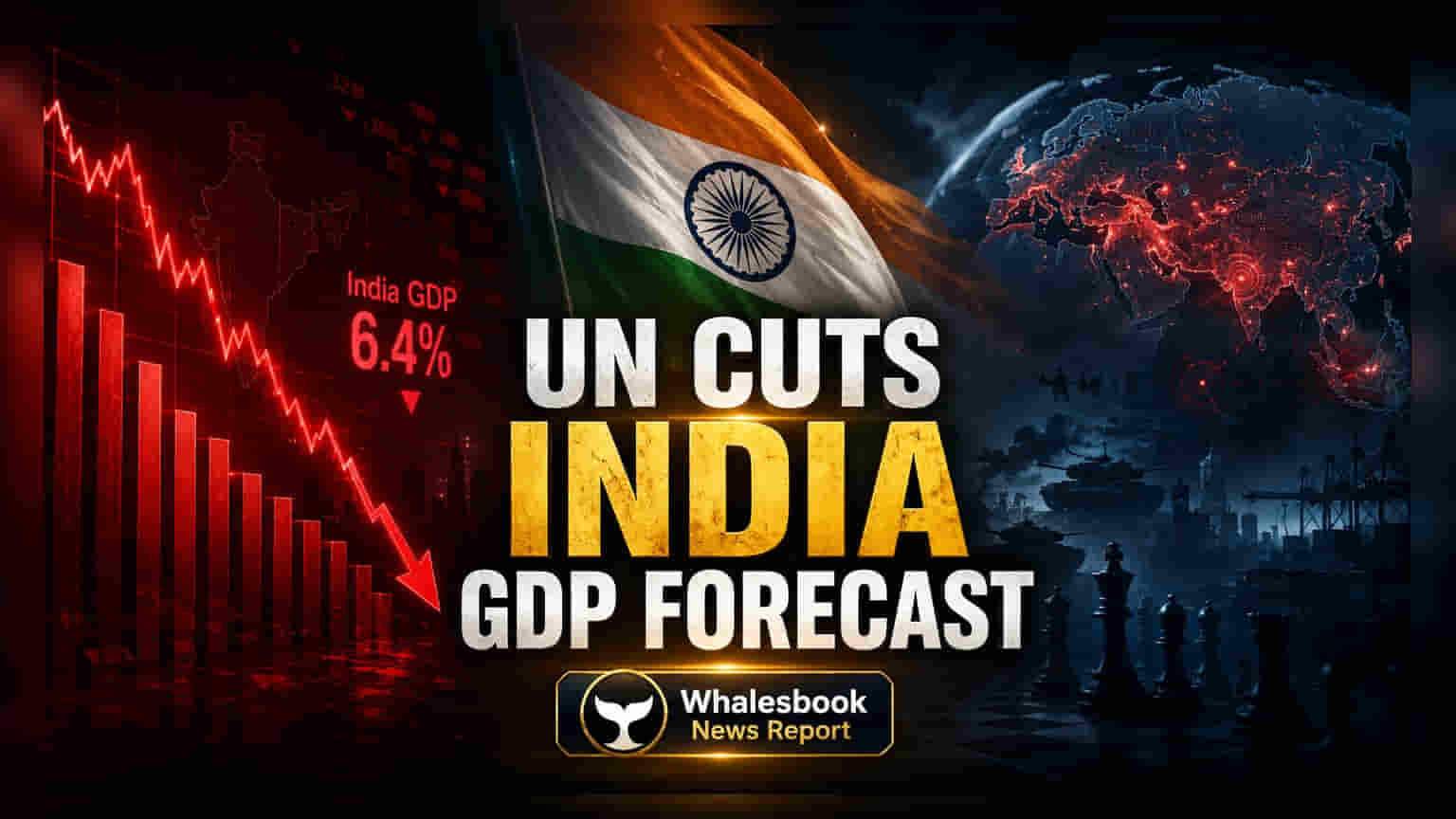 UN Lowers India's 2026 GDP Growth to 6.4% Amid Global Woes
