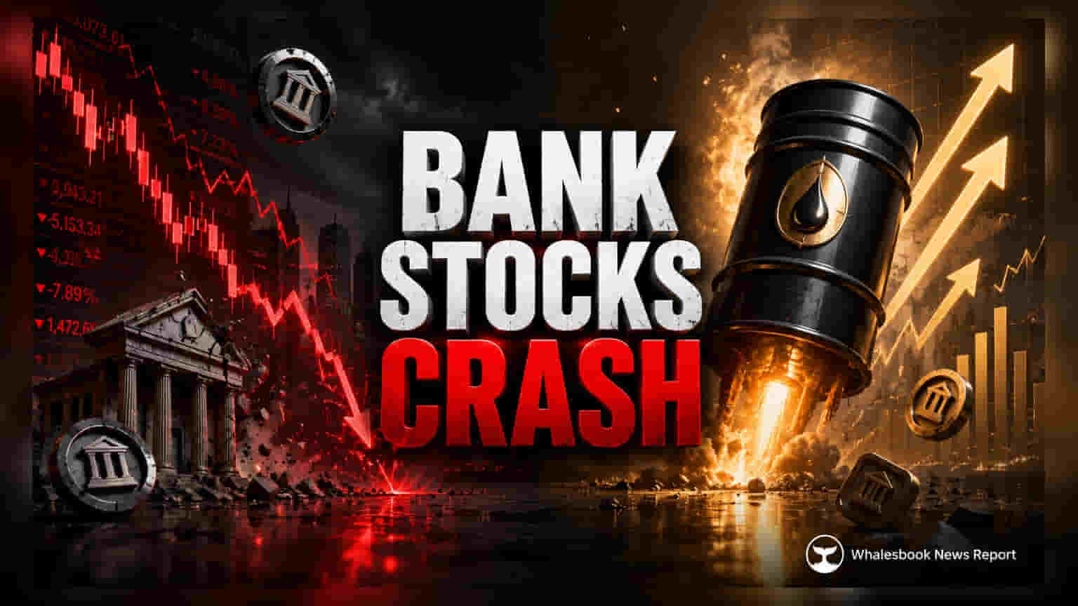 Indian Banks Share Price: ક્રૂડ ઓઇલના ભાવ વધતાં બેન્કિંગ શેરમાં ઘટાડો, મોંઘવારીનો ડર!