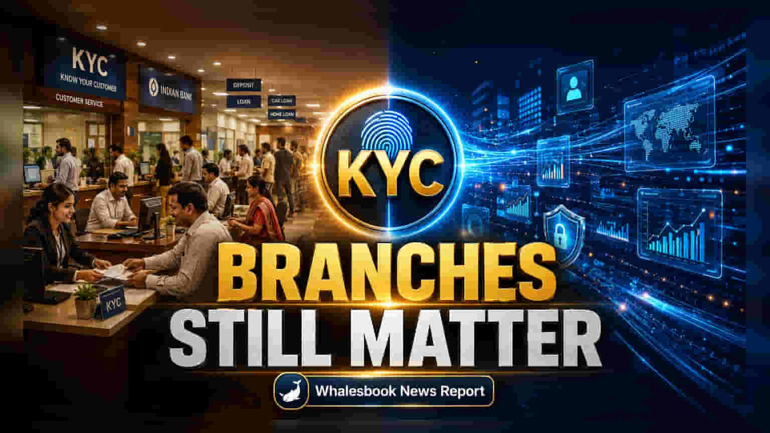 ਭਾਰਤੀ ਬੈਂਕਾਂ: ਡਿਜੀਟਲ ਬੂਮ ਦੇ ਬਾਵਜੂਦ KYC ਲਈ ਬ੍ਰਾਂਚਾਂ ਅਹਿਮ