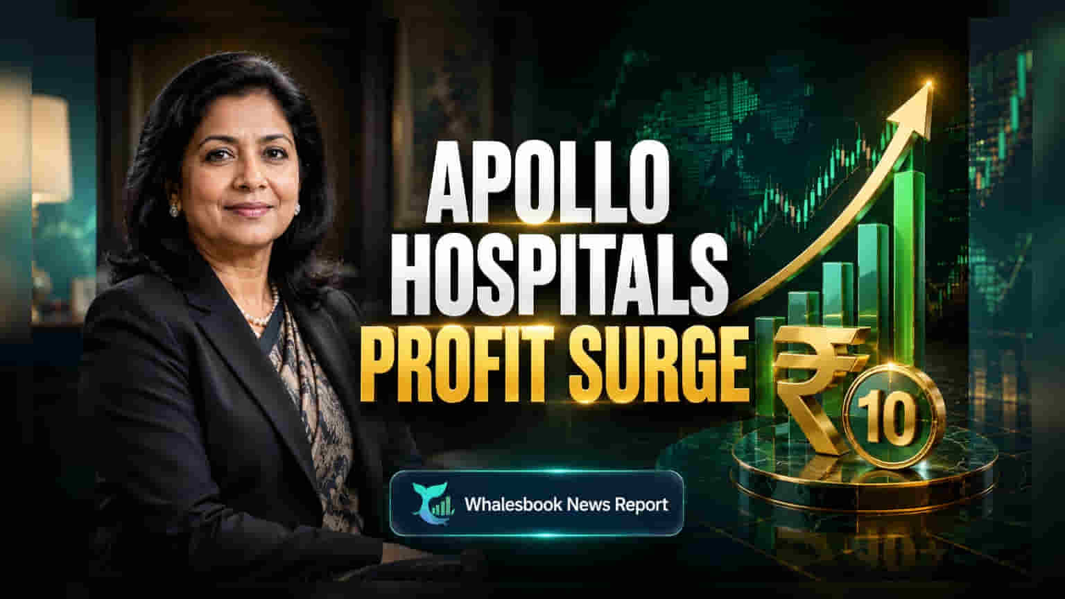 Apollo Hospitals Share Price: ધમાકેદાર કમાણી! Q4 માં પ્રોફિટ **36%** વધ્યો, **₹10** ડિવિડન્ડની જાહેરાત