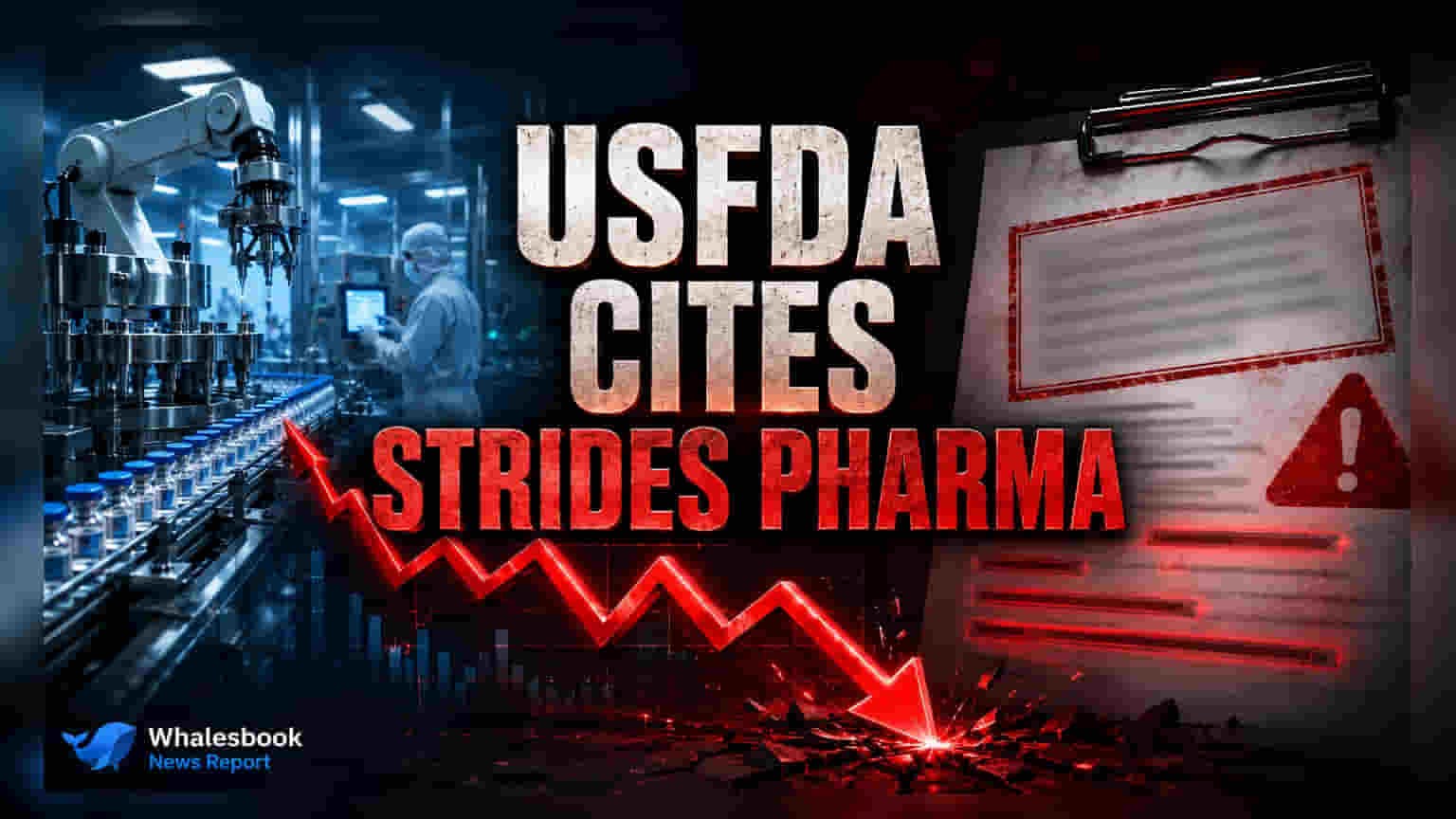 Strides Pharma Science: બેંગલુરુ પ્લાન્ટમાં USFDAની 5 'ઓબ્ઝર્વેશન્સ', કંપની 15 દિવસમાં આપશે જવાબ