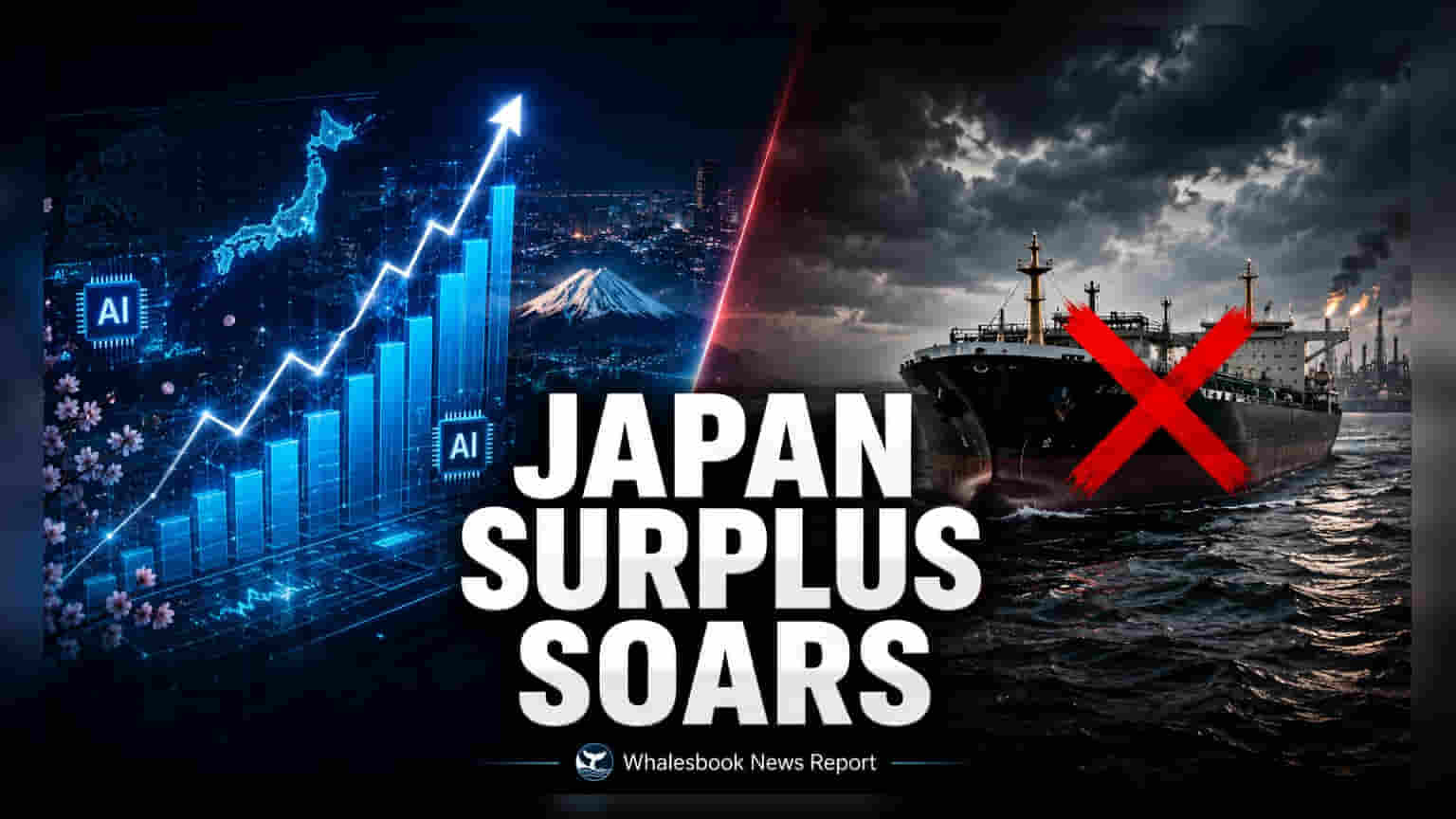 Japan's Trade Surplus Grows on AI Exports and Lower Energy Costs