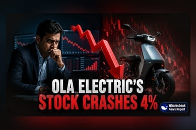 Ola Electric Stock Drops as Revenue Falls 56% Amid Fierce Competition