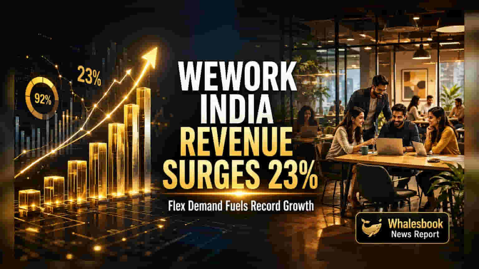 WeWork India: रेव्हेन्यूत **23%** ची उसळी! फ्लेक्स स्पेसची वाढती मागणी ठरली कारणीभूत