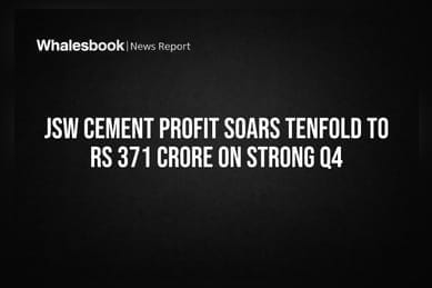 JSW Cement Profit Soars Tenfold to Rs 371 Crore on Strong Q4