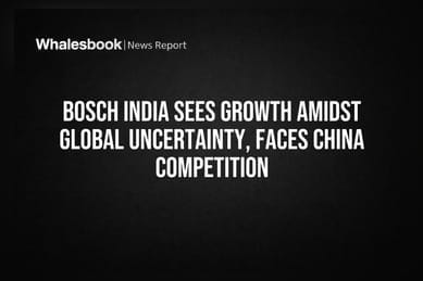Bosch India Sees Growth Amidst Global Uncertainty, Faces China Competition