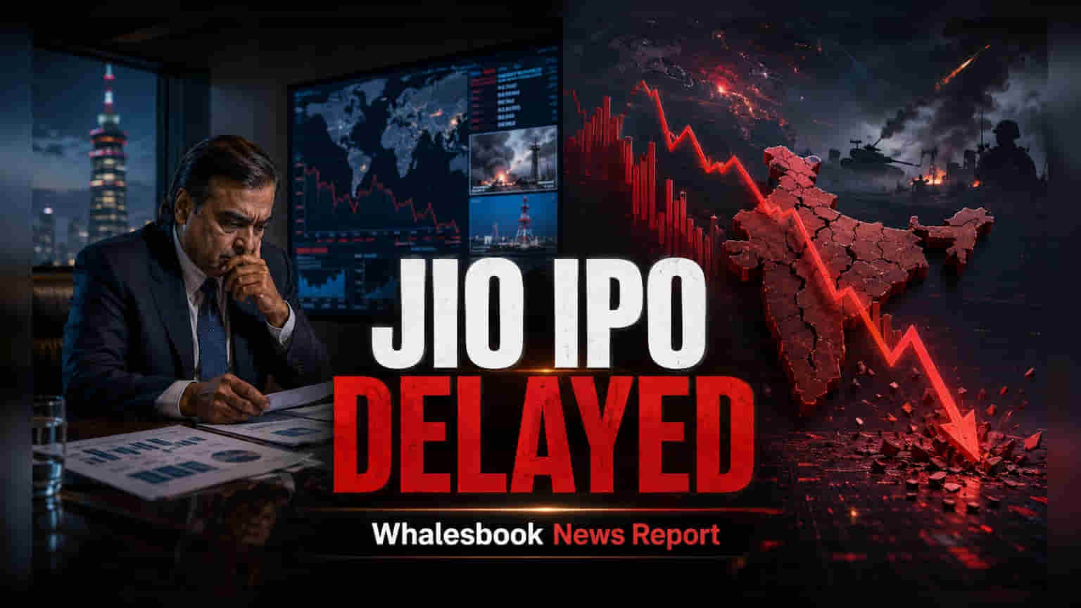 Jio IPO चे भवितव्य अनिश्चित? भू-राजकीय तणाव आणि बाजारातील अस्थिरतेमुळे $4 अब्ज लि. योजना थांबली