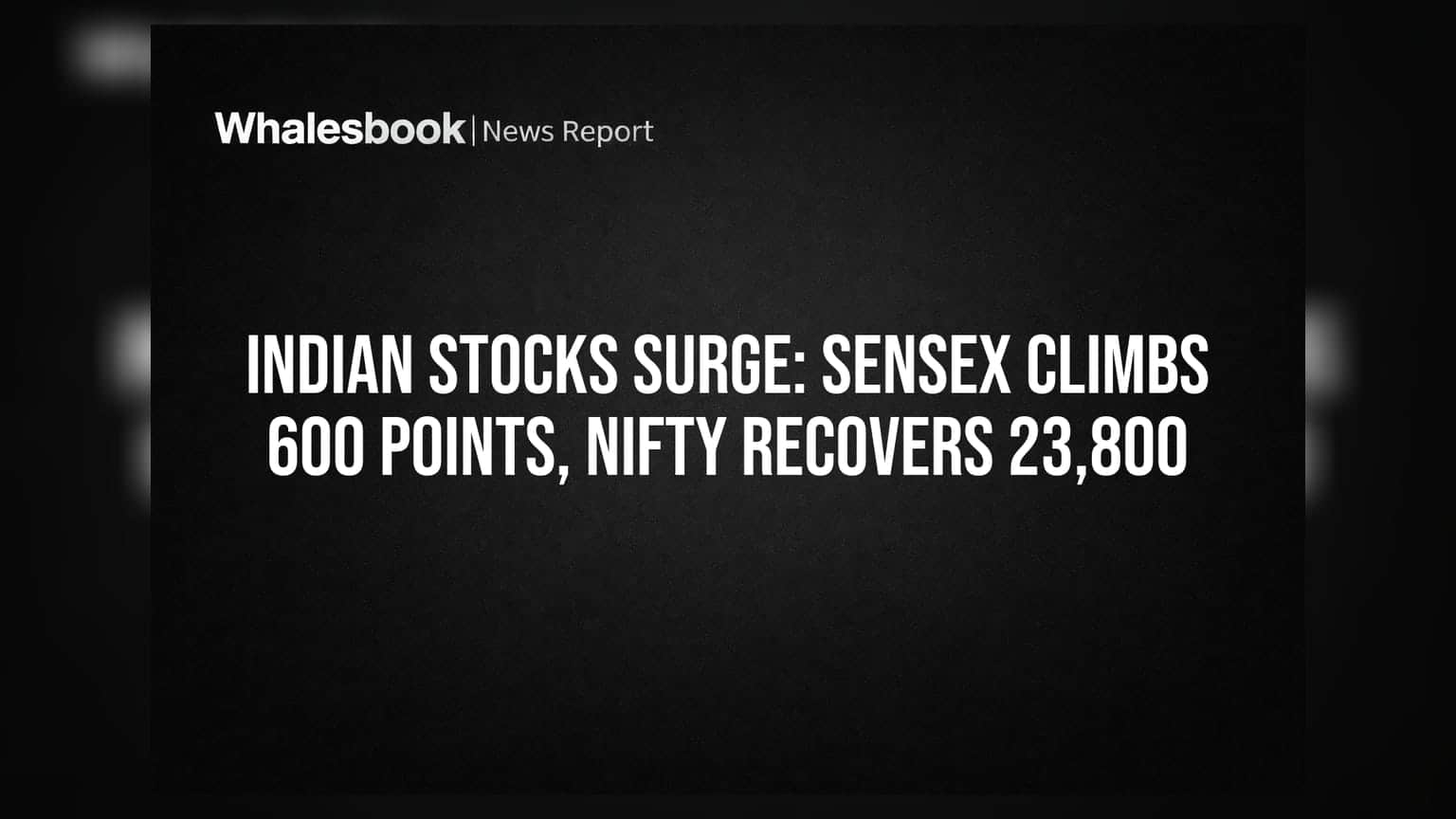 Indian Stocks Rally: બેન્કિંગ સેક્ટરની આગેવાની, IT માં મિશ્ર પ્રવાહ