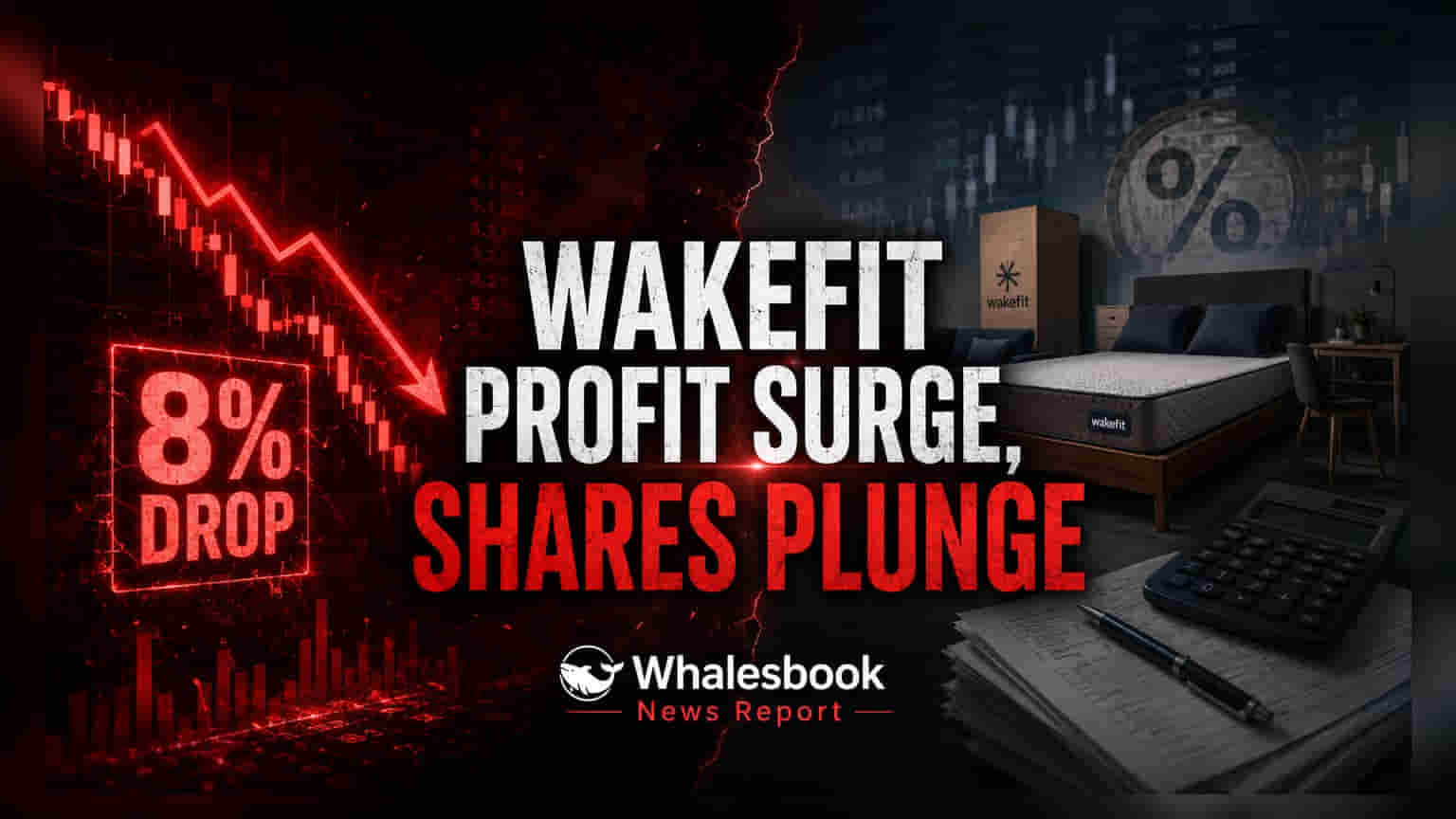 Wakefit Shares: ८% घसरण! टॅक्स क्रेडिटमुळे नफा वाढला, पण मागणी आणि खर्चाची चिंता