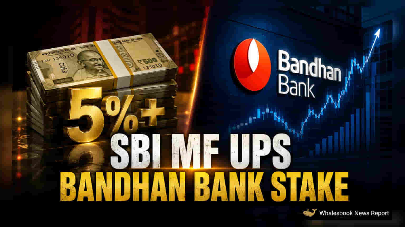 बंधन बँकेत SBI म्युच्युअल फंडाची मोठी गुंतवणूक! आता 5% पेक्षा जास्त हिस्सेदारी
