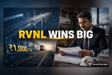 RVNL Secures ₹1000 Crore in New Orders Despite Stock Drop