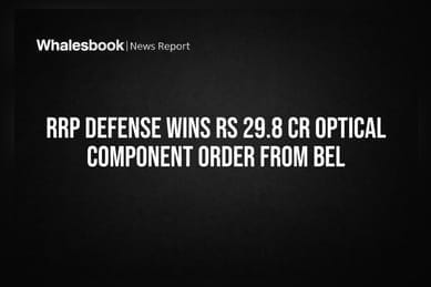 RRP Defense Wins Rs 29.8 Cr Optical Component Order from BEL