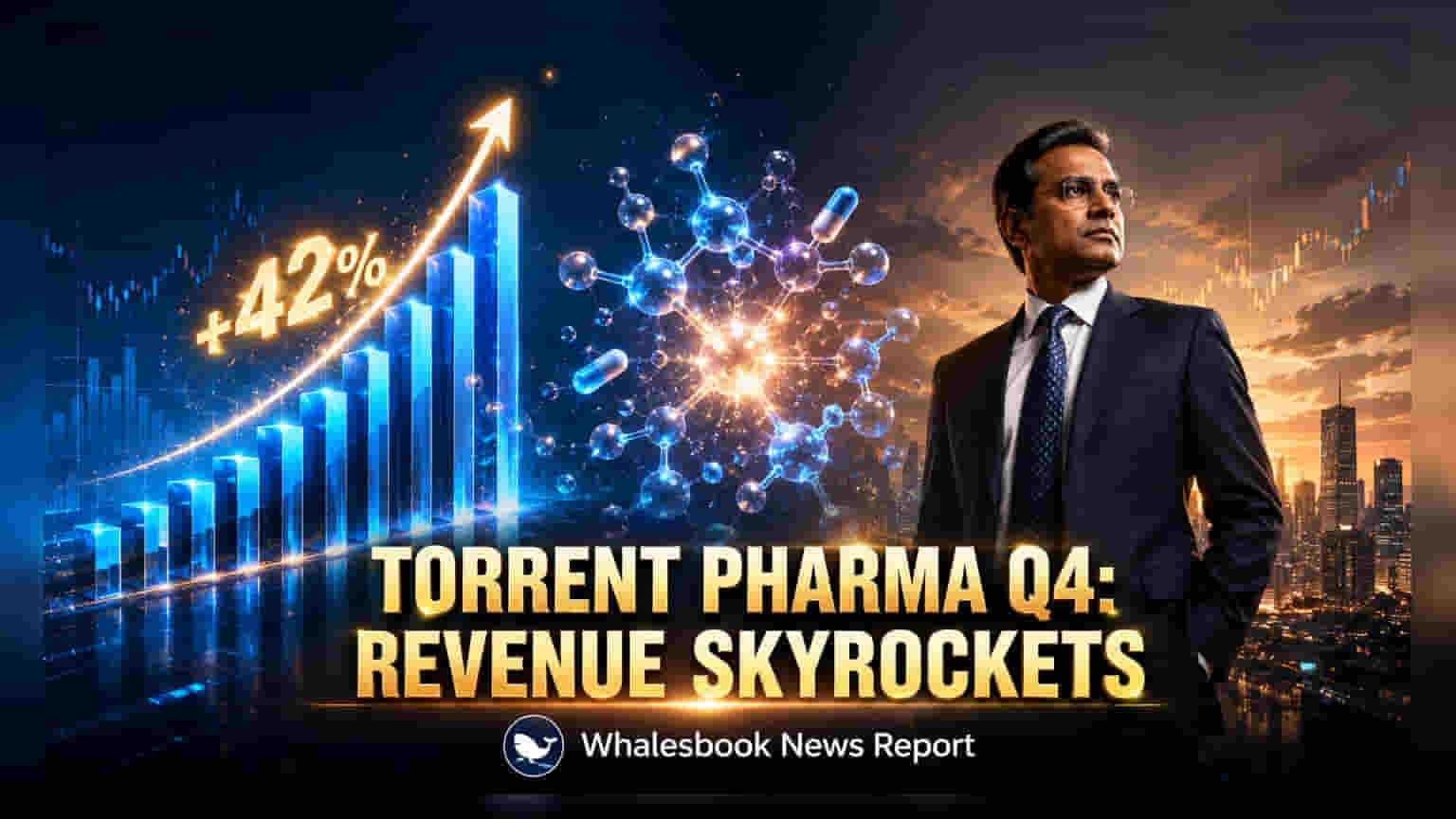 Torrent Pharma Q4 Results: रेकॉर्डब्रेक कमाई! सेमाग्लुटा ngờ मुळे महसुलात **42%** वाढ