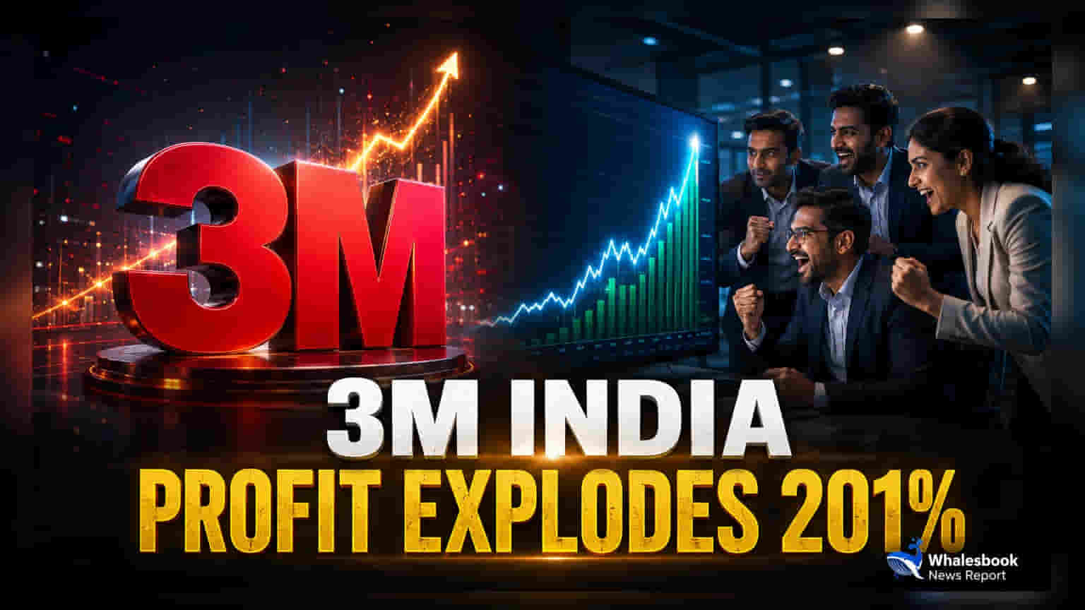 3M India शेअरमध्ये तुफानी तेजी! नफा तब्बल **201%** वाढला, पण...