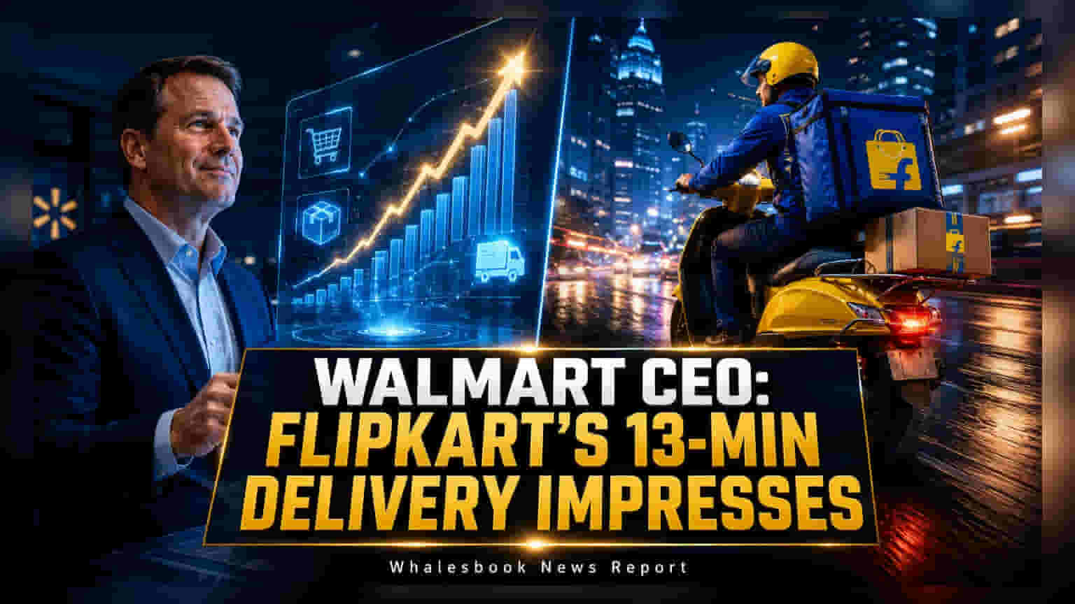 Walmart's Flipkart Delivers in 13 Minutes, Boosting Global E-commerce