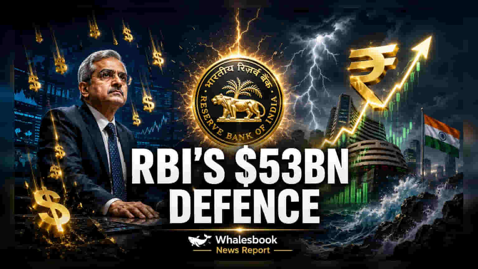 RBI ची मोठी खेळी! रुपयाला सावरण्यासाठी विकले $53 अब्ज, झाला मोठा नफा