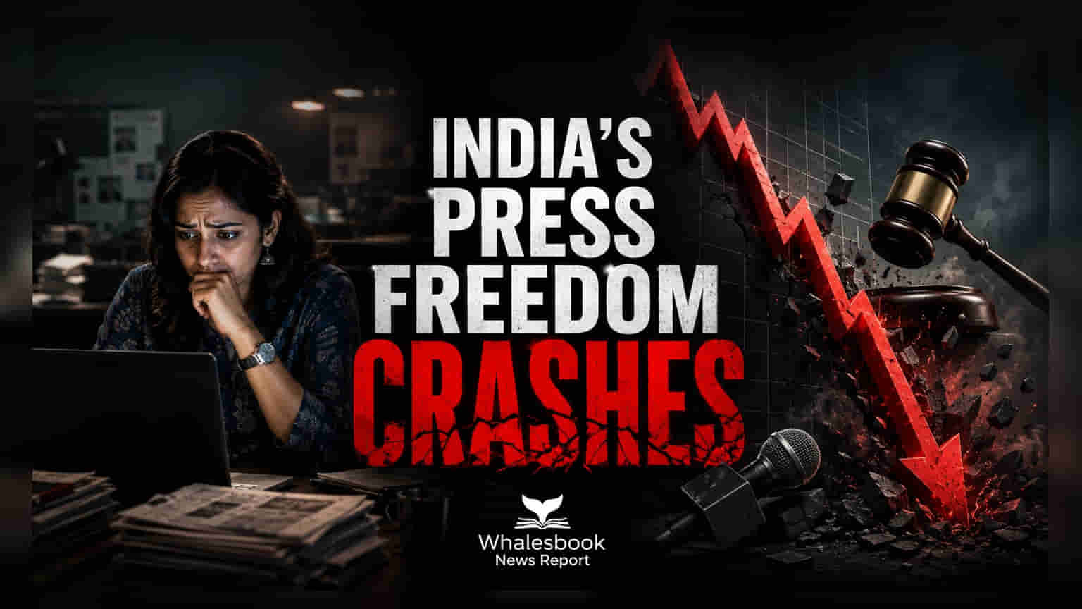 India Press Freedom: પારદર્શિતાના અભાવે ભારતનો ક્રમાંક લપસ્યો, હવે **157**મા સ્થાને