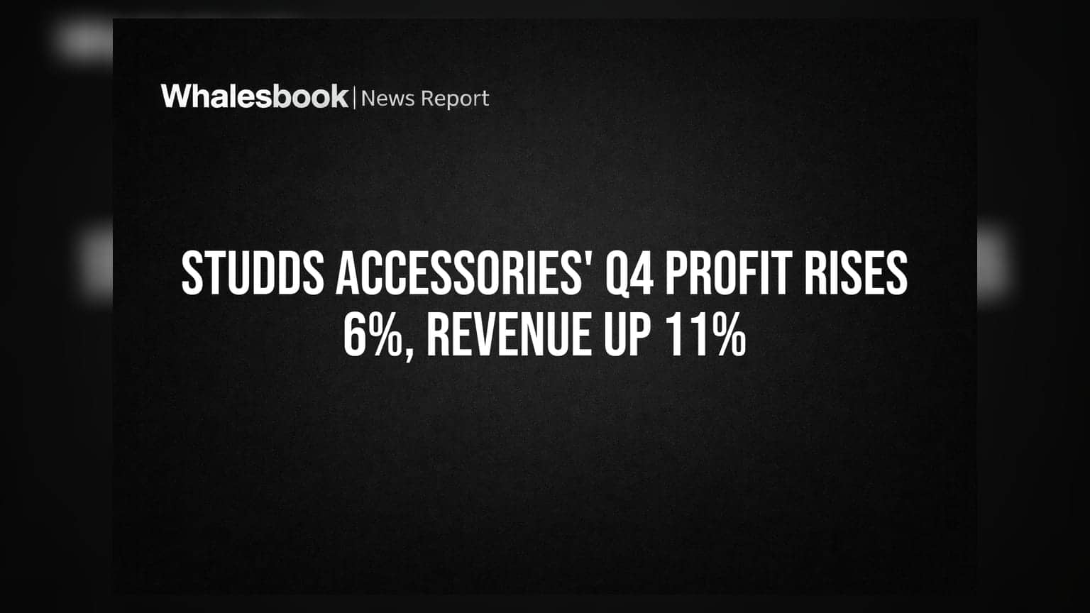 Studds Accessories Profit Trails Revenue Amid Cost Pressures