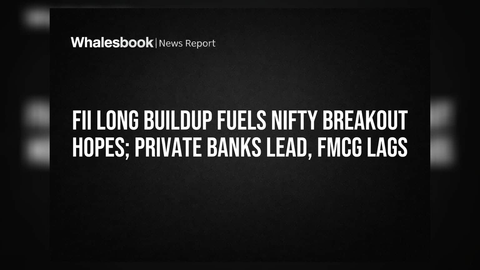 Nifty मध्ये मोठी उलथापालथ! गुंतवणूकदार आता बँकिंगकडे वळले, FMCG स्टॉकवर विक्रीचा मारा