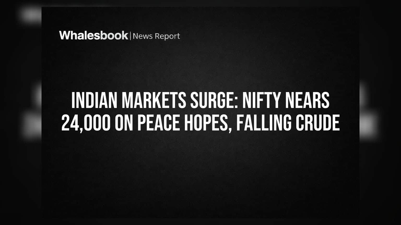 Nifty 24,000-ஐ நெருங்குகிறது: கச்சா எண்ணெய் விலை குறையும் என்ற எதிர்பார்ப்பு சந்தையில் புத்துணர்ச்சி!