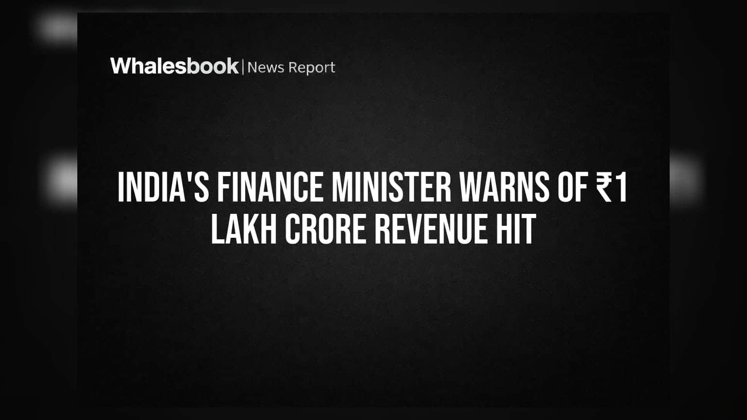 India Faces ₹1 Trillion Revenue Shortfall Due to Fuel Costs