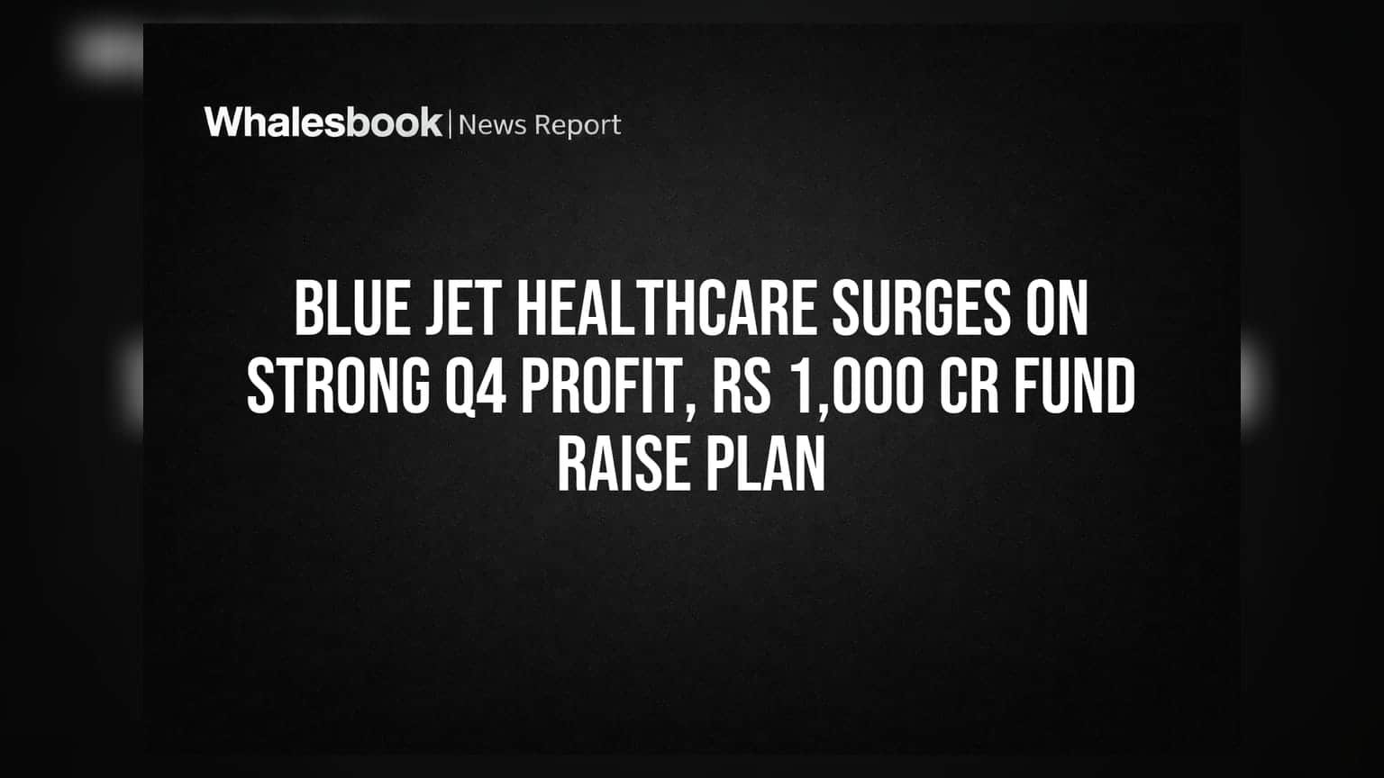 Blue Jet Healthcare Shares Jump on Q4 Profit Gain, but Full-Year Woes Persist
