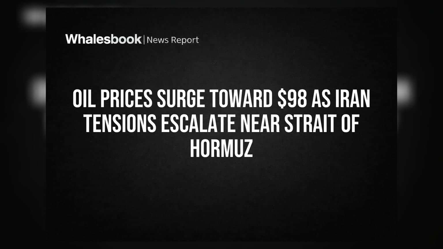 Oil Price Update: $98 के पार पहुंचा कच्चा तेल, ईरान में तनाव के चलते शांति की उम्मीदें खत्म
