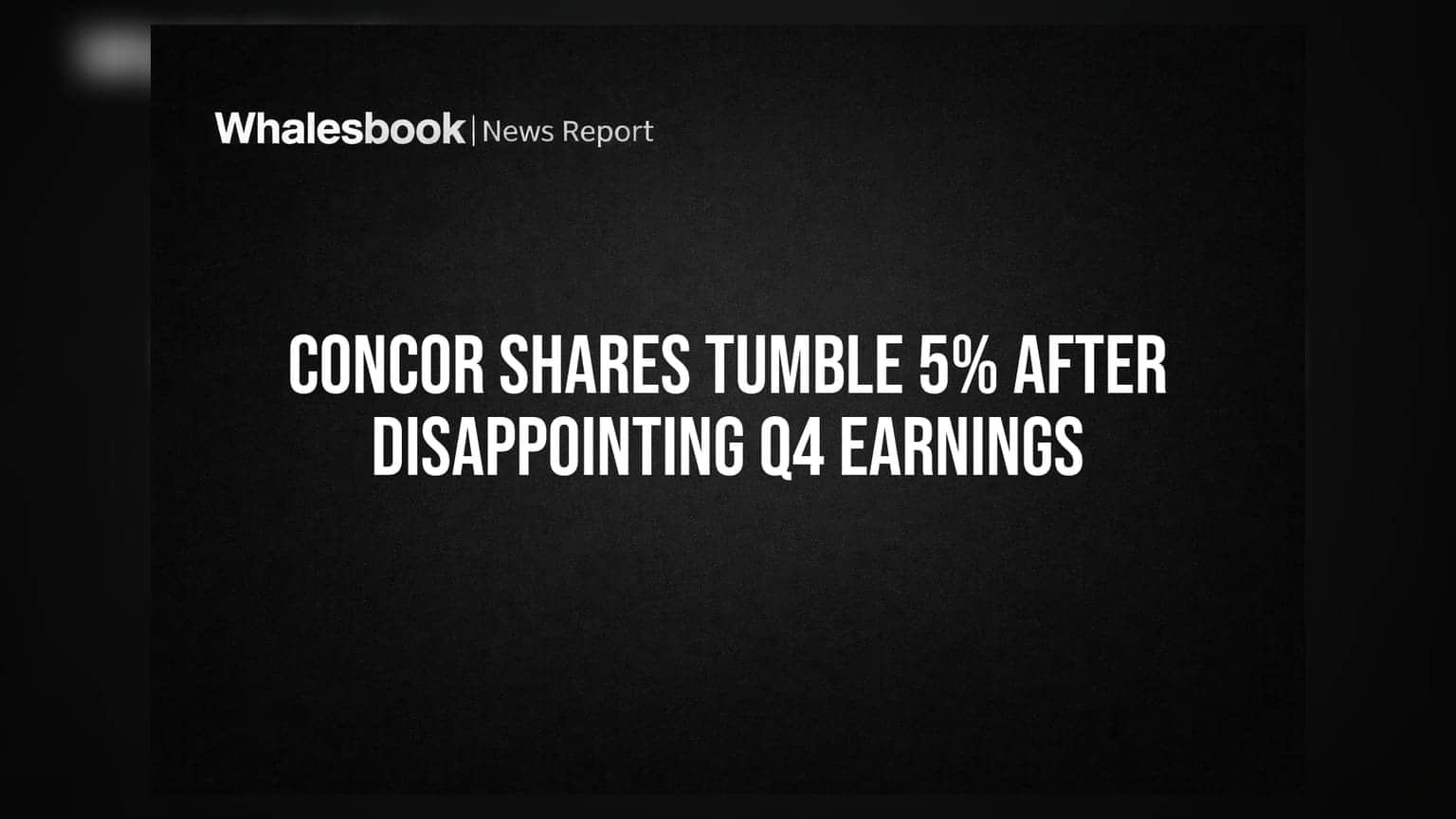 Concor Share Price: லாபம் குறைந்தது, முதலீட்டாளர்கள் அதிர்ச்சி! Share **5%** வீழ்ச்சி