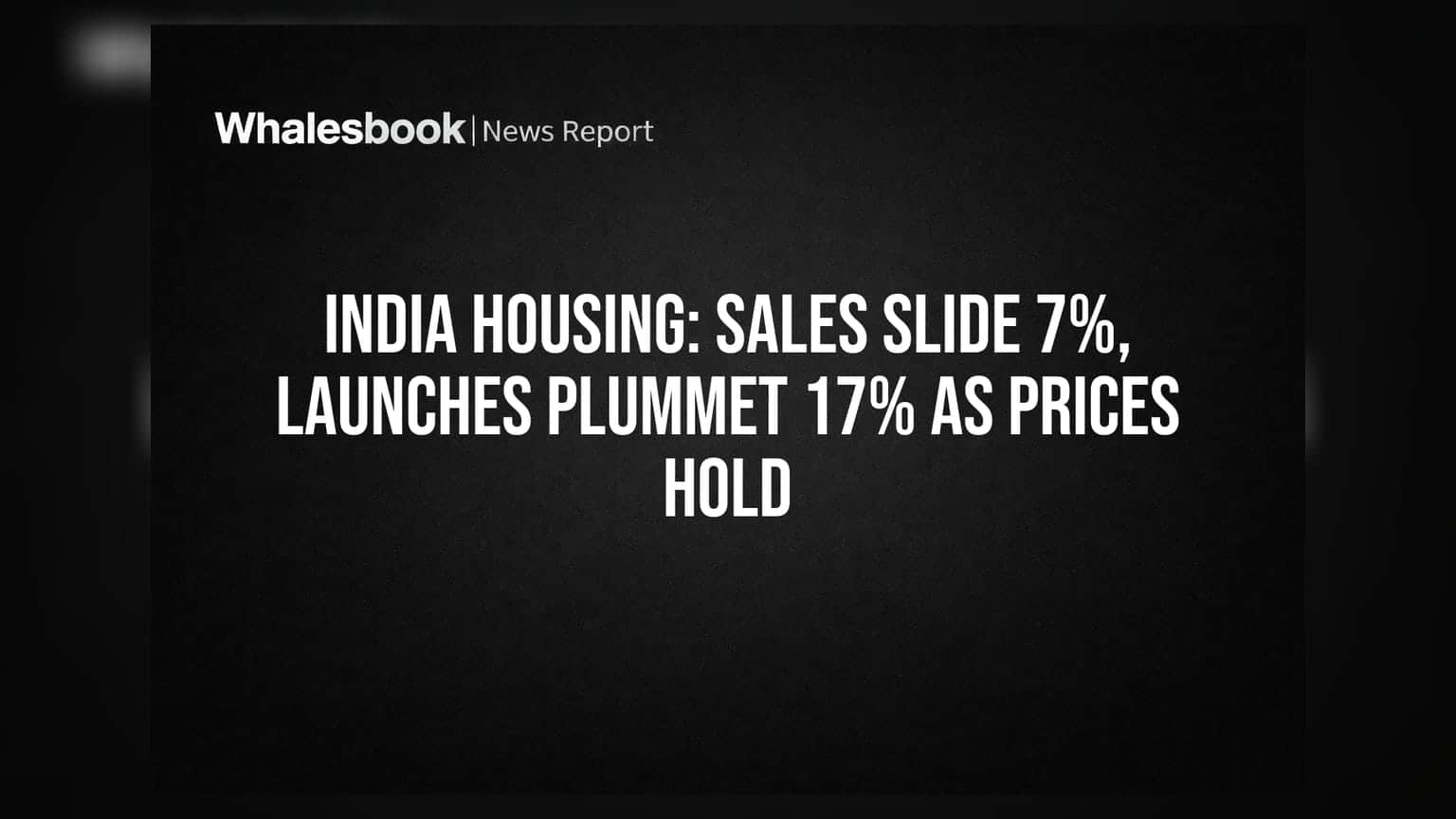 India Housing Market: Sales Dip 7% as Prices Rise 6.6% on Supply Cuts