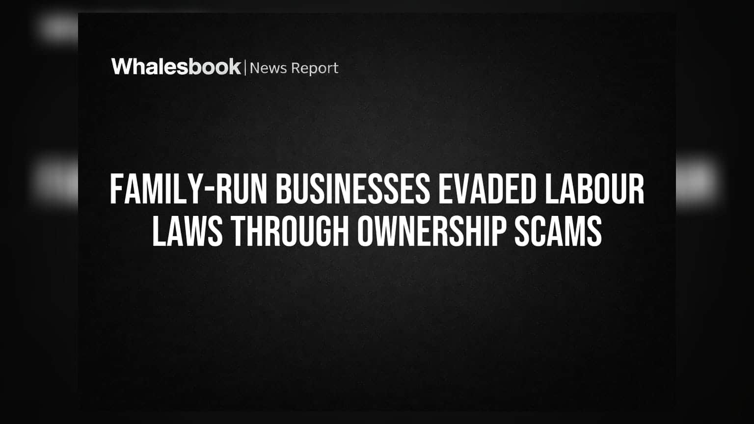 Family Businesses Fined for Labor Law Evasion Through Corporate Slicing
