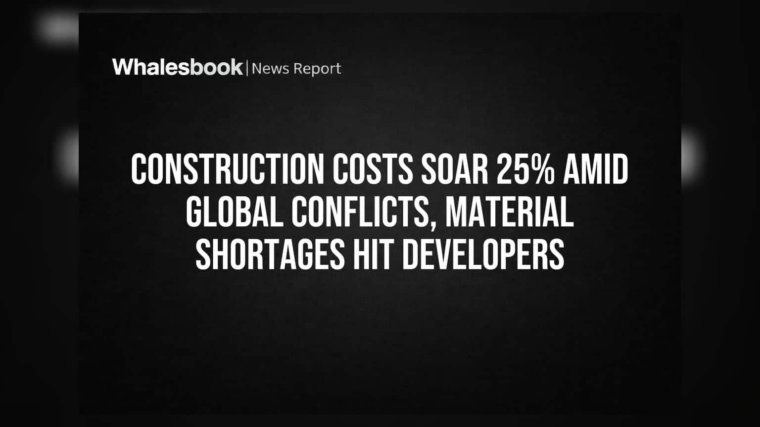 Indian Developers Battle Rising Costs and Margin Squeeze