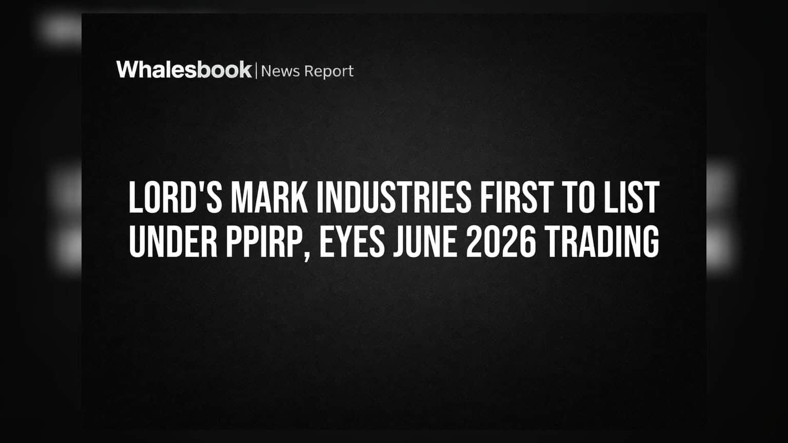 Lord’s Mark Debuts on BSE: First PPIRP Listing Tests Market for Distressed Assets