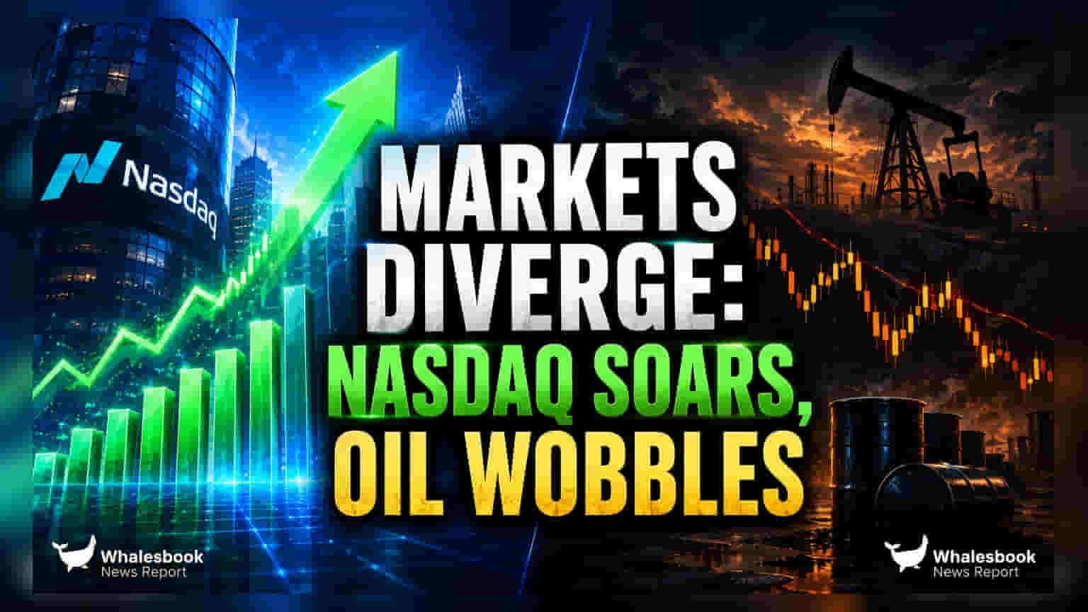 Nasdaq, S&P 500 रिकॉर्ड ऊंचाई पर, टेक शेयरों में उछाल, एनर्जी पर चिंता