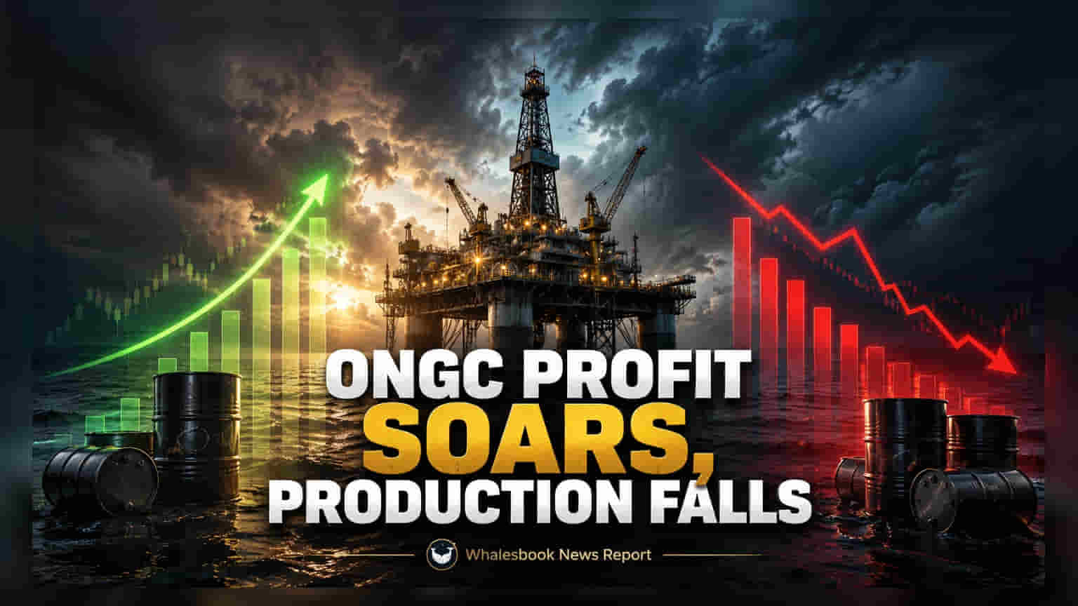 ONGC பங்கு விலை: லாபம் 53% உயர்வு, ஆனால் உற்பத்தி குறைவு!