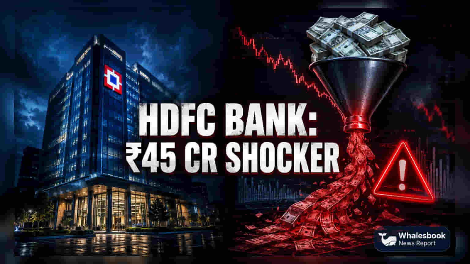 HDFC Bank Share Price: ₹45 कोटींच्या गैरव्यवहाराचे आरोप, HDFC बँकेच्या शेअर्समध्ये घसरण