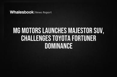 MG Majestor SUV Launched to Challenge Toyota Fortuner's Dominance