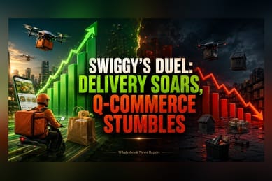 Swiggy's Food Delivery Soars, But Quick Commerce Struggles Amid Rivalry
