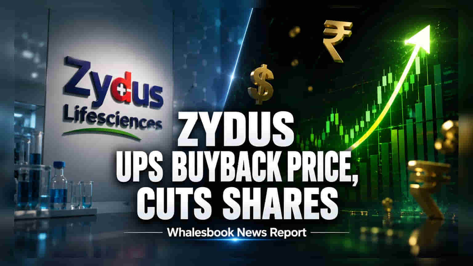 Zydus Lifesciences Boosts Share Buyback Price to ₹1,260, Cuts Volume